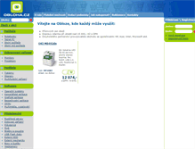 Tablet Screenshot of obloha.cz